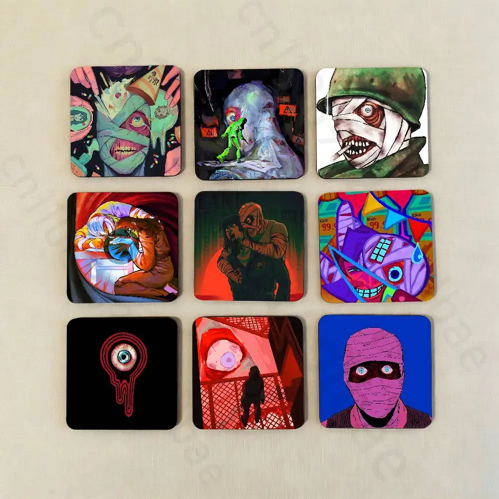 

Game Mouthwashing Creative Fridge Magnets Round Magnetic Refrigerator Decoration Memorial Gifts Wedding Favors