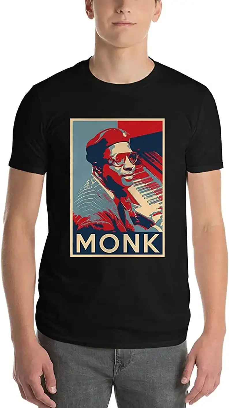 Thelonious Monk Hope Poster Sizes of Jazz History Legend Afterfivejewelry Unisex Shirt andUnisex T-shirts for Men Women Summer T