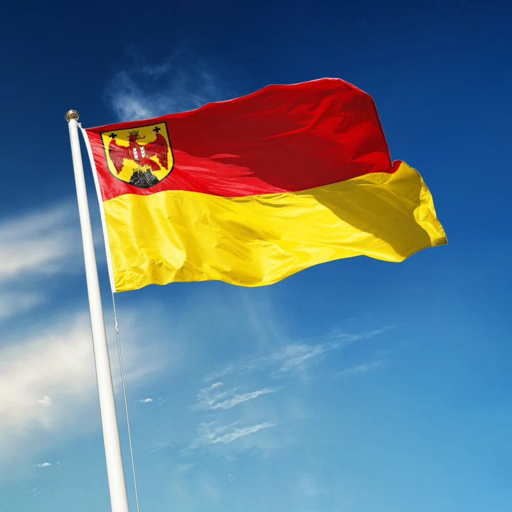 3x5 Ft Burgenland Flag Vivid Color a state of Austria Flags Polyester with Brass Grommets