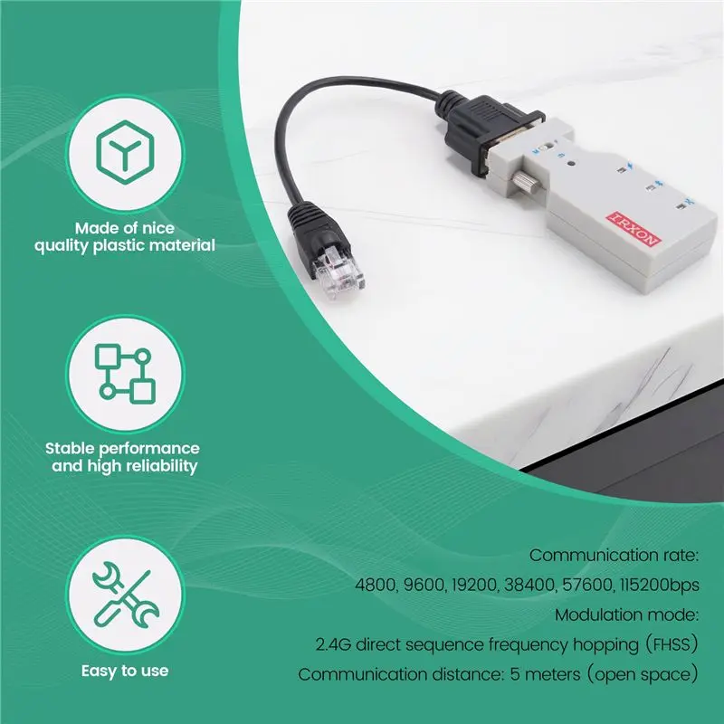 FEDI-Serial Port Wireless Bluetooth Module RJ45 To RS232 Line Serial Port Bluetooth Console Line - view 4