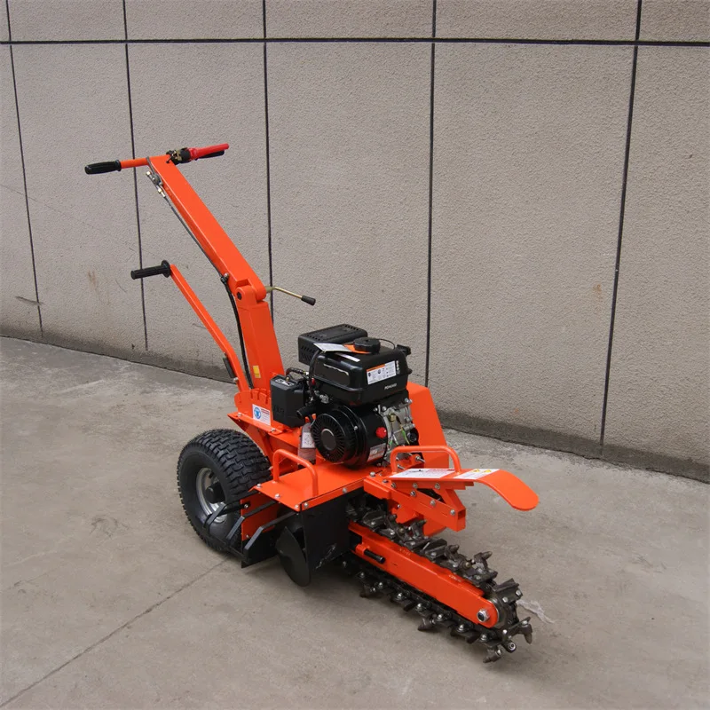 

Hand-held trencher, chain-type agricultural orchard trencher, agricultural small