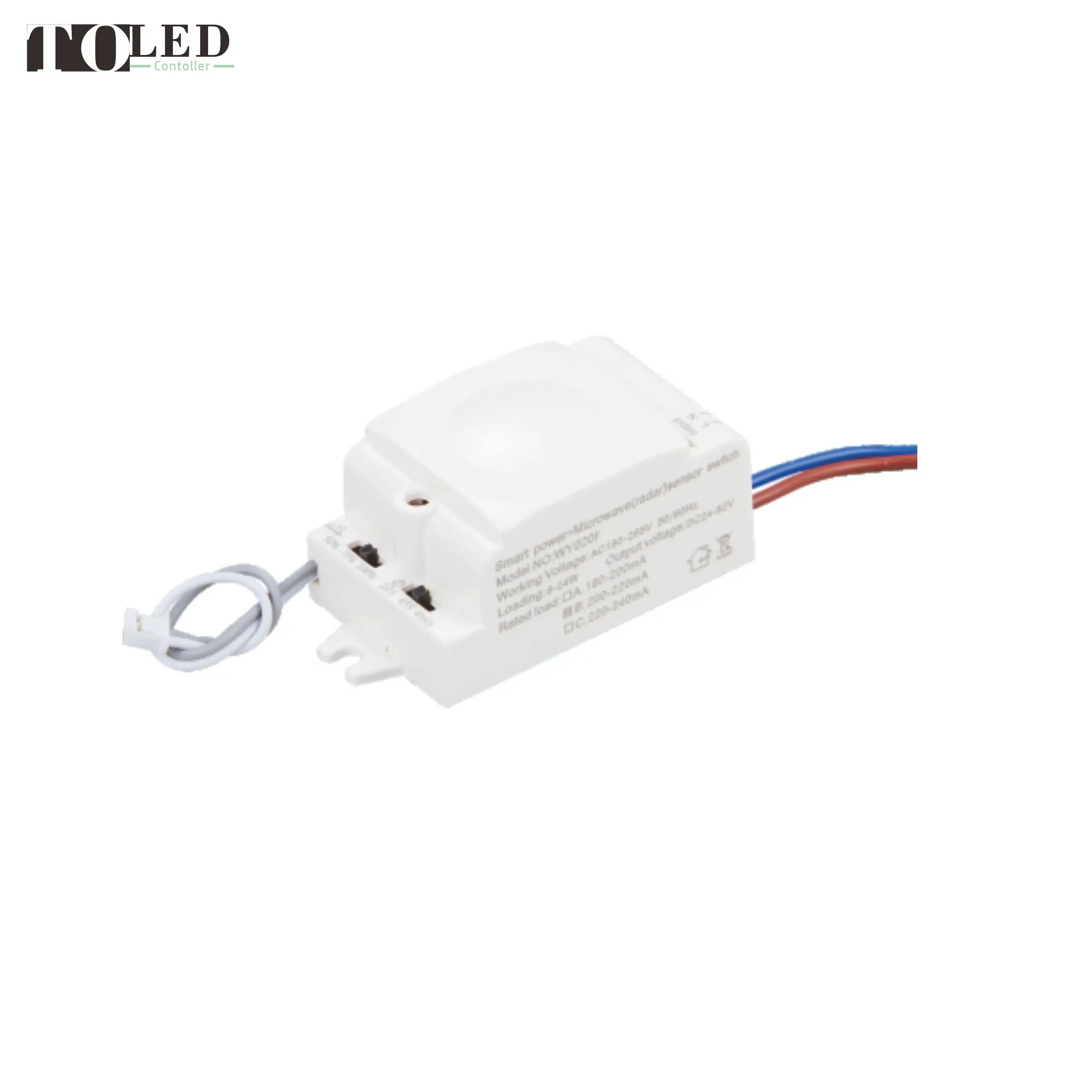 Constant Current AC-DC24V-82V 8-24W 24W-36W Smart Power Microwave(Radar)Sensor Switch PowerSupply Lighting TransformerController