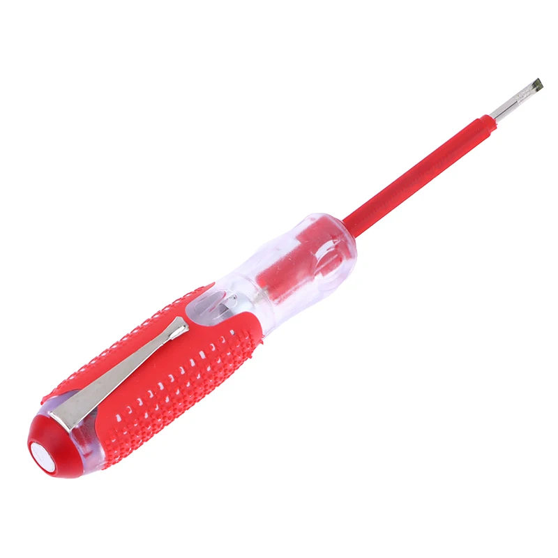 1pcs Red 100-220V Voltage Indicator Cross & Slotted Screwdriver Electric Test Pen Tools