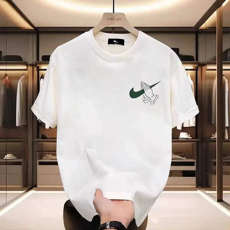 The 2025 Blockbuster Pure Cotton Short-sleeved T-shirt Is Comfortable, Breathable, High-quality and Luxurious, Selling Well Ins view 2