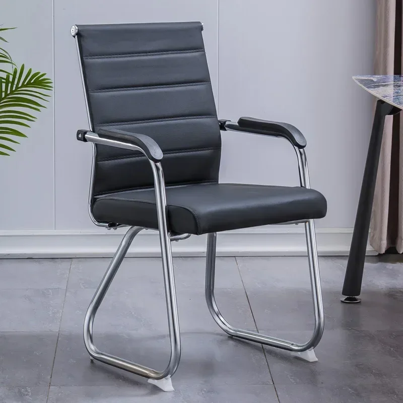 Bow Shape Meeting Office Chairs Sedentary Comfort Commerce Backrest Office Chairs Bedroom Salon Furniture Silla Escritorio FYOC