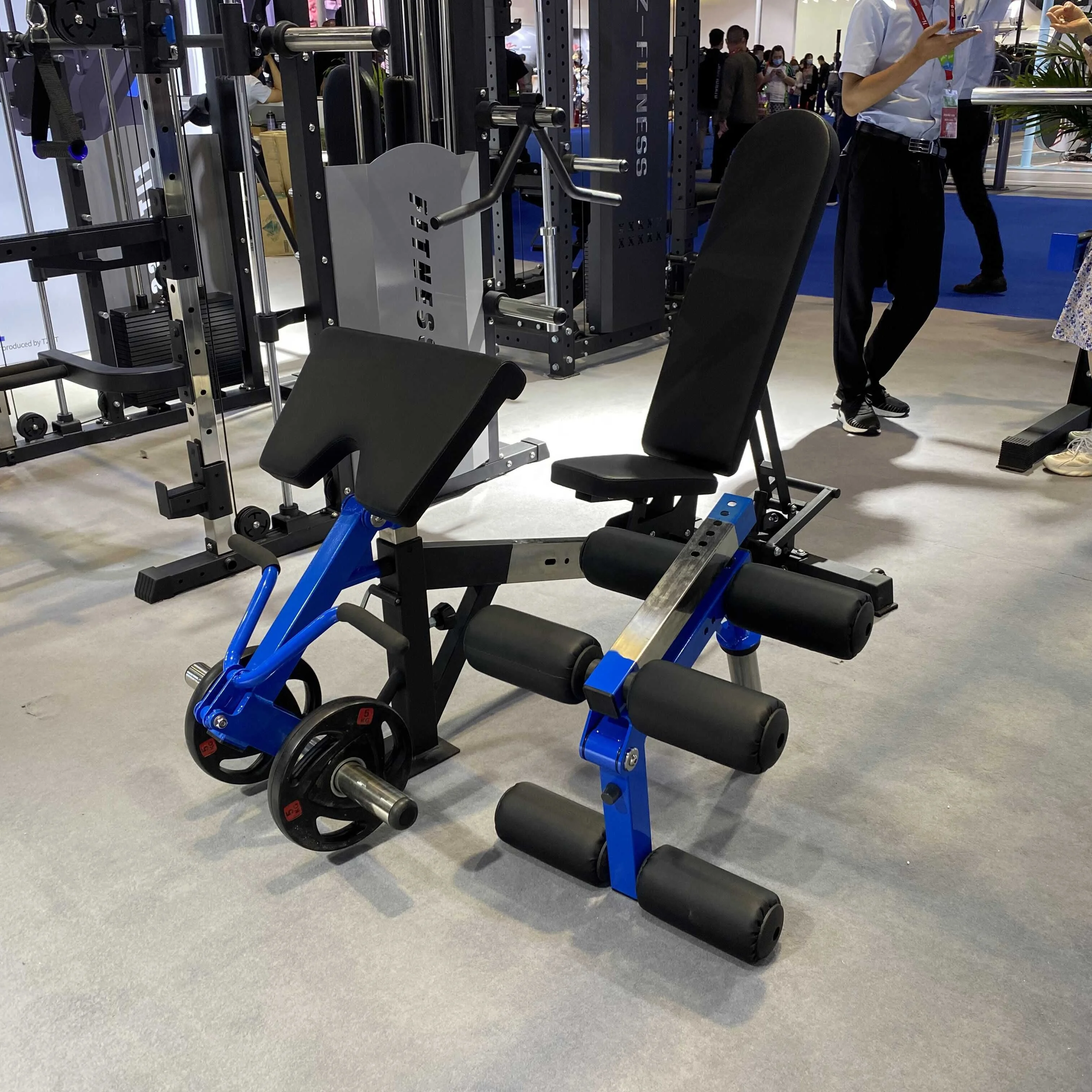 TZ-Q1024C Pec Fly Attachment Multi Function Adjustable Abdominal Bench Home Gym Fitness Equipment Expandability Weightlifting