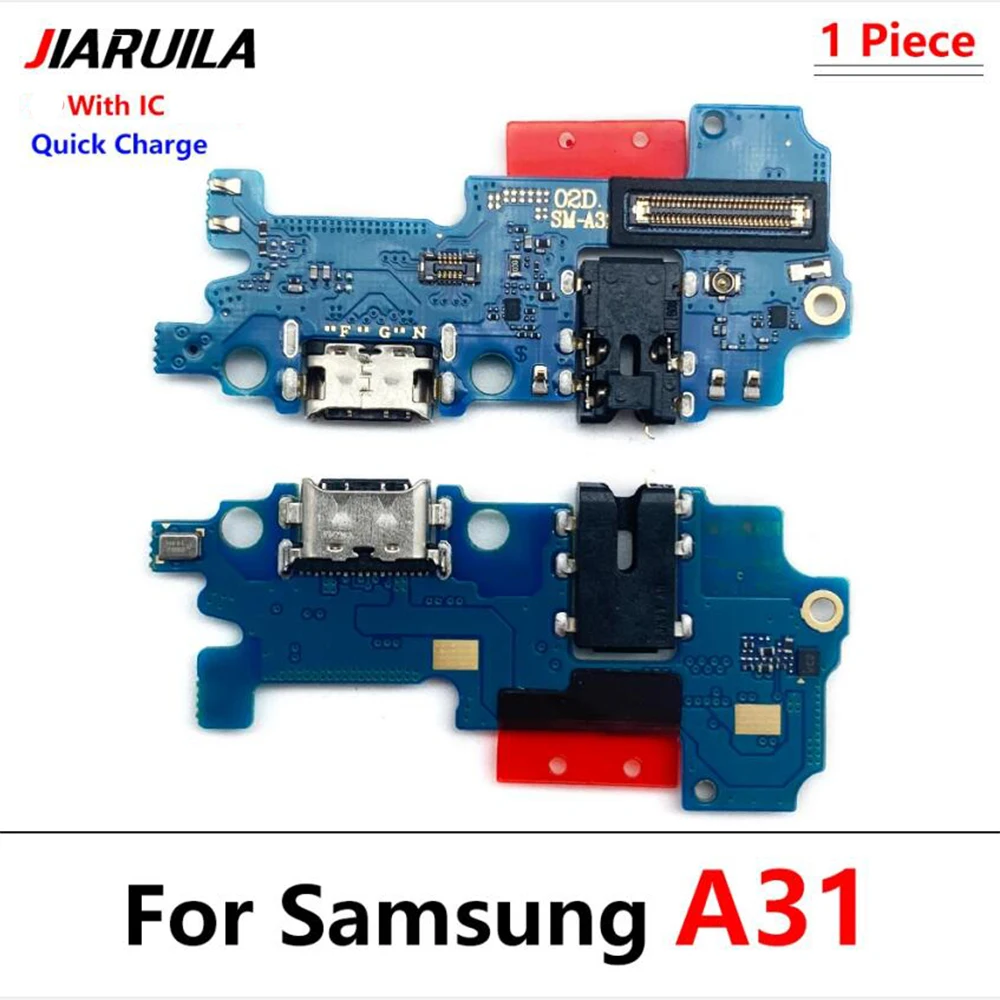 USB Dock Connector Charging Port Flex Cable For Samsung A02 A12 A03S A01 A03 Core A11 A71 A51 Charger Board With Mic Module