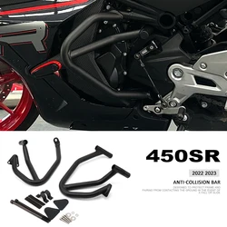 Motorcycle Accessories Engine Guard Crash Bar Tank Bumper Protector Bar For CFMOTO 450 SR 450 sr 450SR 450sr 2022 2023 2024