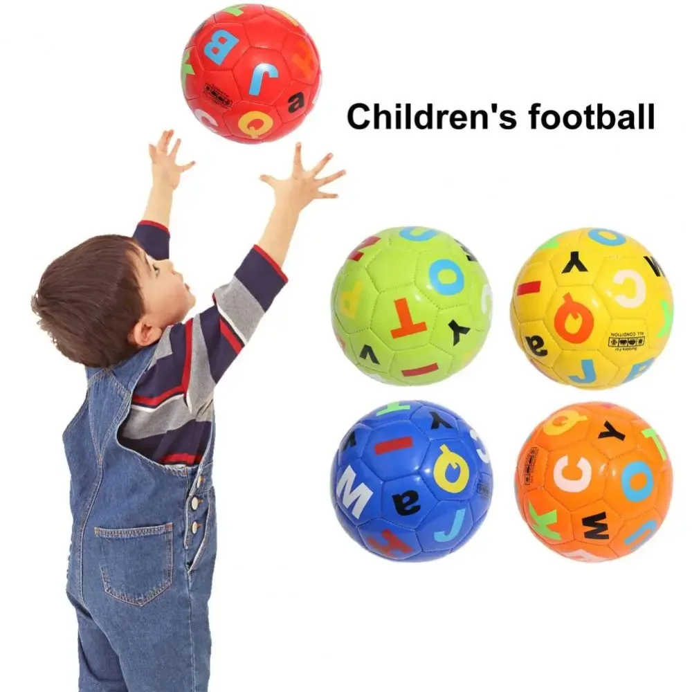 

Lightweight 15cm Mini Football Kids Small Children's Toy Football Bright Color Number Letter Training Ball Indoor Play