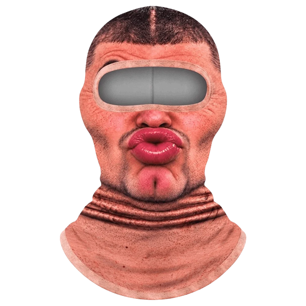 New Thin Thick Optional Cycling Neck Gaiter Breathable Windproof Full Face Mask Sun Protection Funny Helmet Liner Hood Cosplay