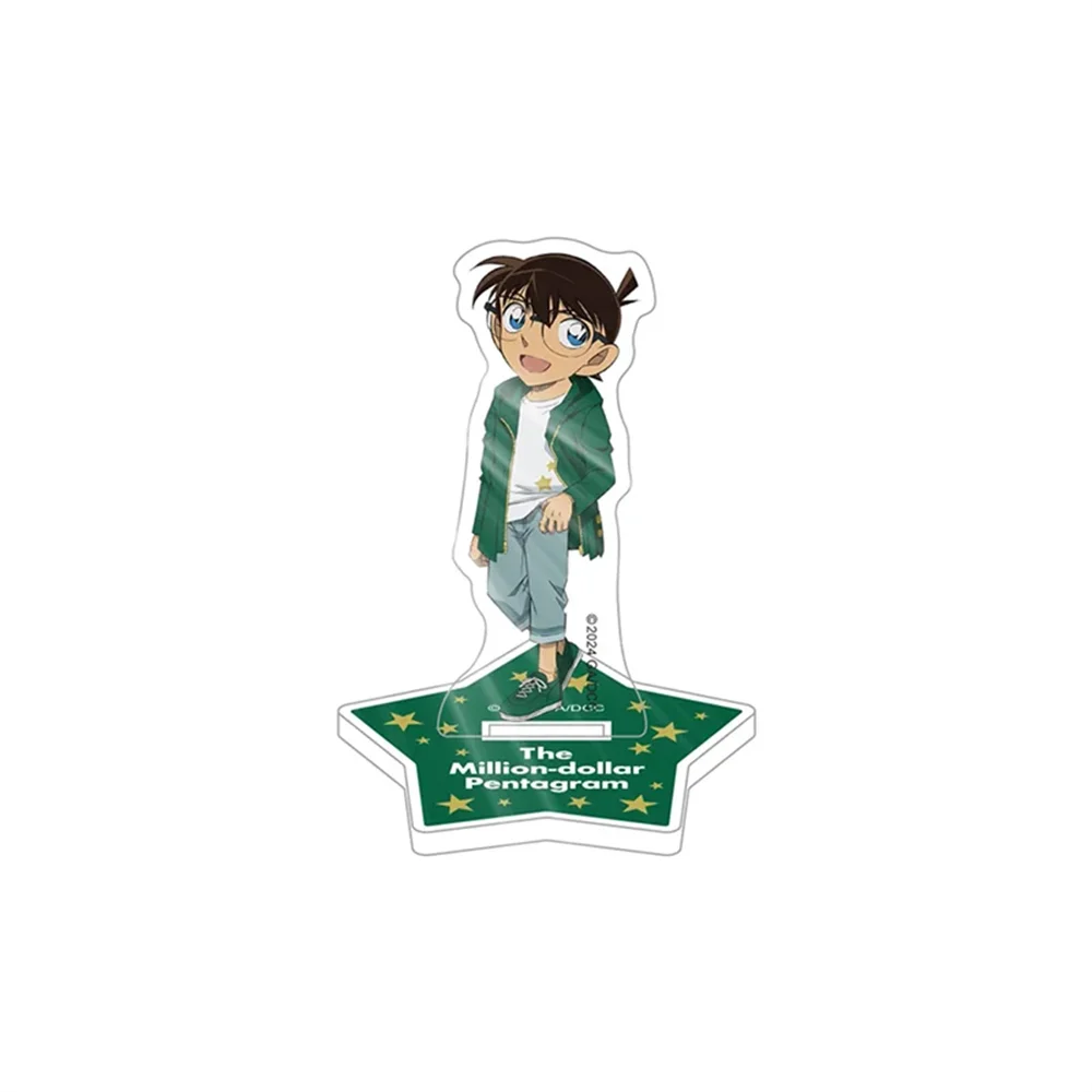 Detective Conan Anime Figura Acrílico Stand, Decoração De Ação Dos Desenhos Animados, Cosplay Modelo De Placa, Pequeno Brinquedo De Mesa, Chaveiro, Presente De Casamento