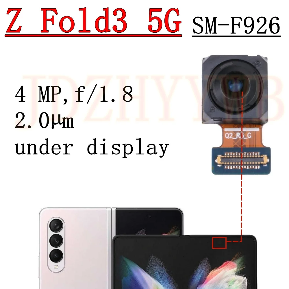 

Передняя задняя камера для Samsung Galaxy Z Fold3 5G F926B/N/U Фронтальная селфи Широкий задний модуль основной камеры Гибкий кабель