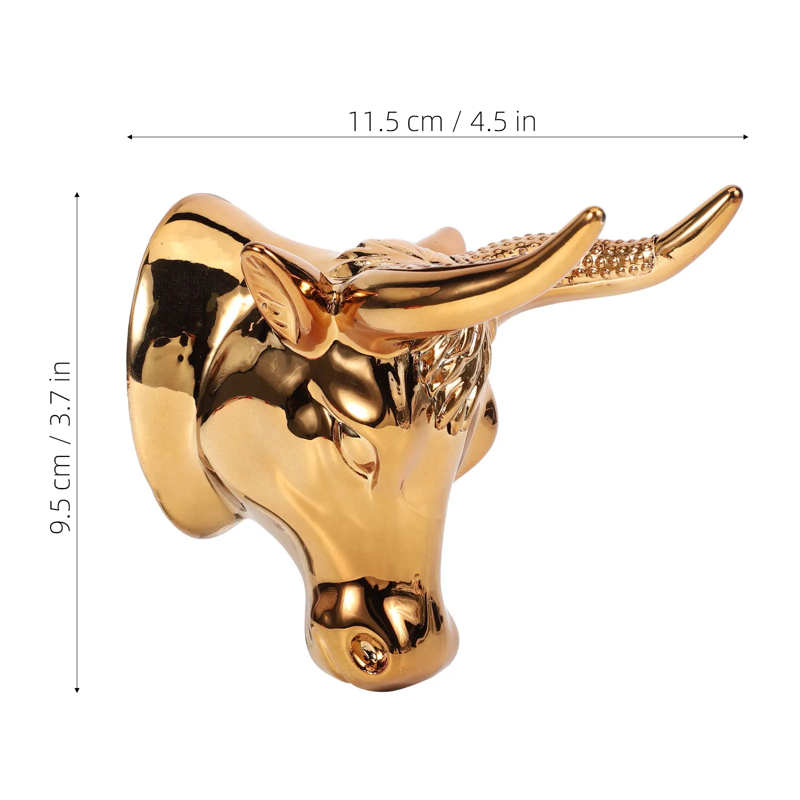 1Pcs Chic Ox Head Guitar Wall Hanger Hook for Electric Acoustic Guitar Stand Holder Wall Mounted Instrument Display Fix