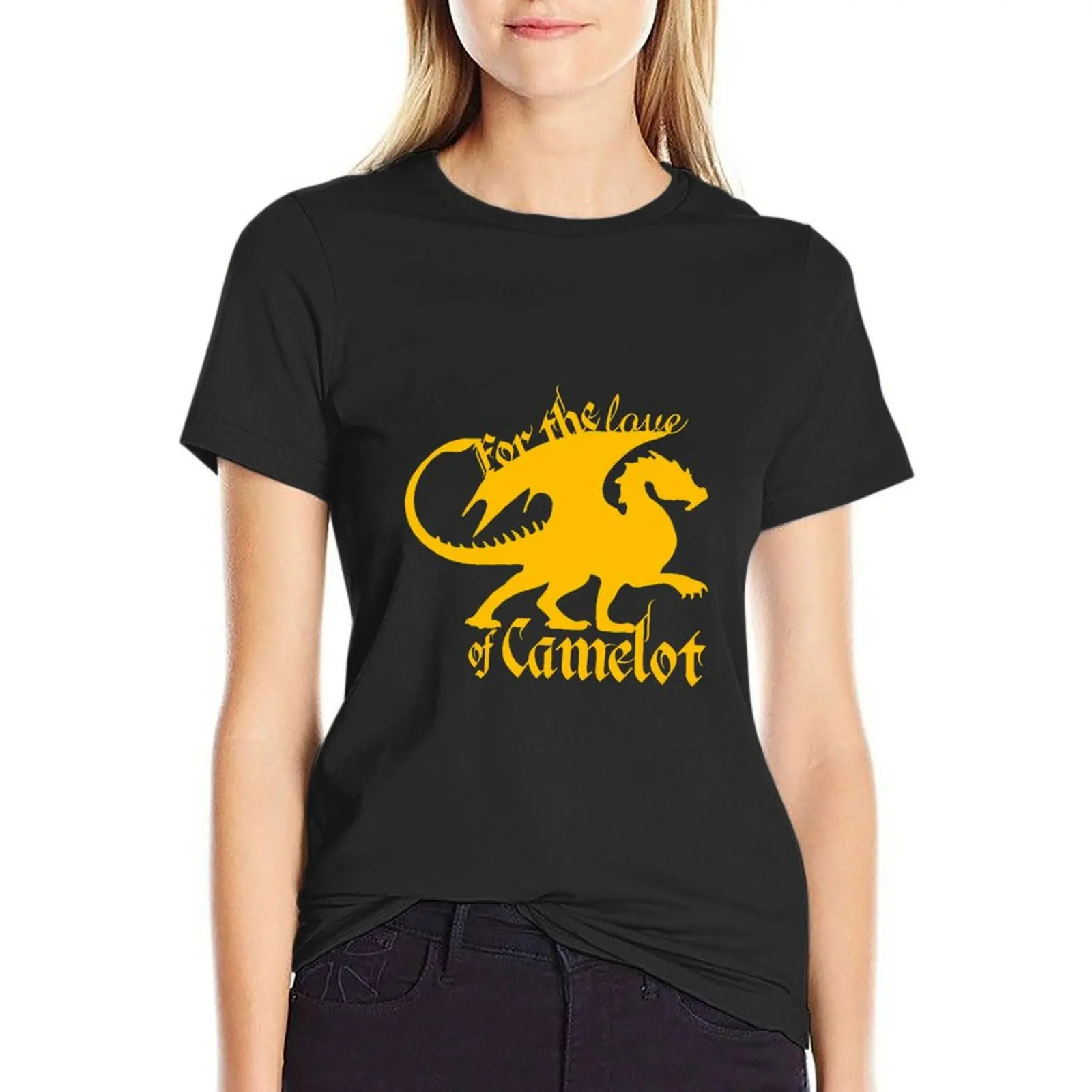 

Merlin-Inspired For the Love of Camelot T-Shirt animal prinfor heavyweights aesthetic clothes cat shirts for Women