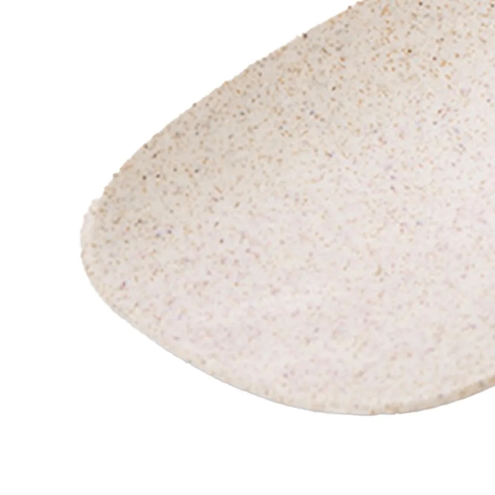Plant Based Wheat Rice Serving Spoon Flat Wide Spoon Head Non Stick Rice Paddle Smooth Lightweight Cooked Rice Utensil