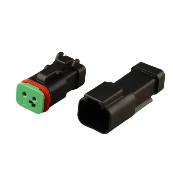 

1/5/10 PCS 2 Pin Excavating Machinery Heavy Industry Machinery Headlight Boom Light Wire Harness Plug DT06-2S-E004 DT04-2P-E005