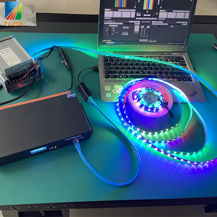 

16 Universe DMX 512 SPI Madrixs LED Dimmer Controller with 8 Ports ARTNET Remote Control 8 Universes Type