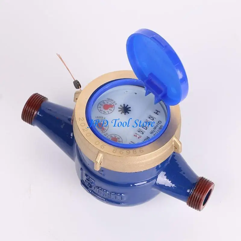 A2UD Water Meter Water Meter Cold Water Meter with Fittings Garden & Home Usage