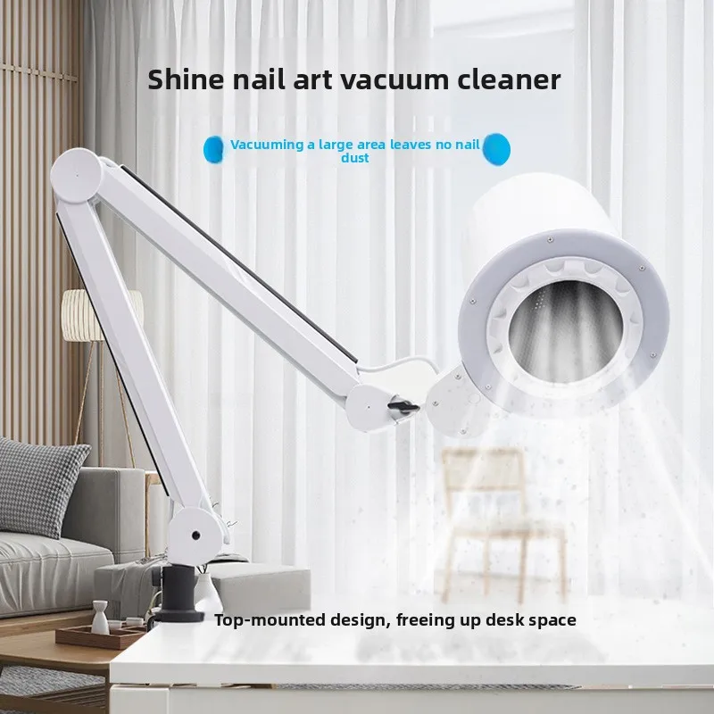 High-end Nail Vacuum Cleaner Nail Pedicure Lighting Top Suction Power