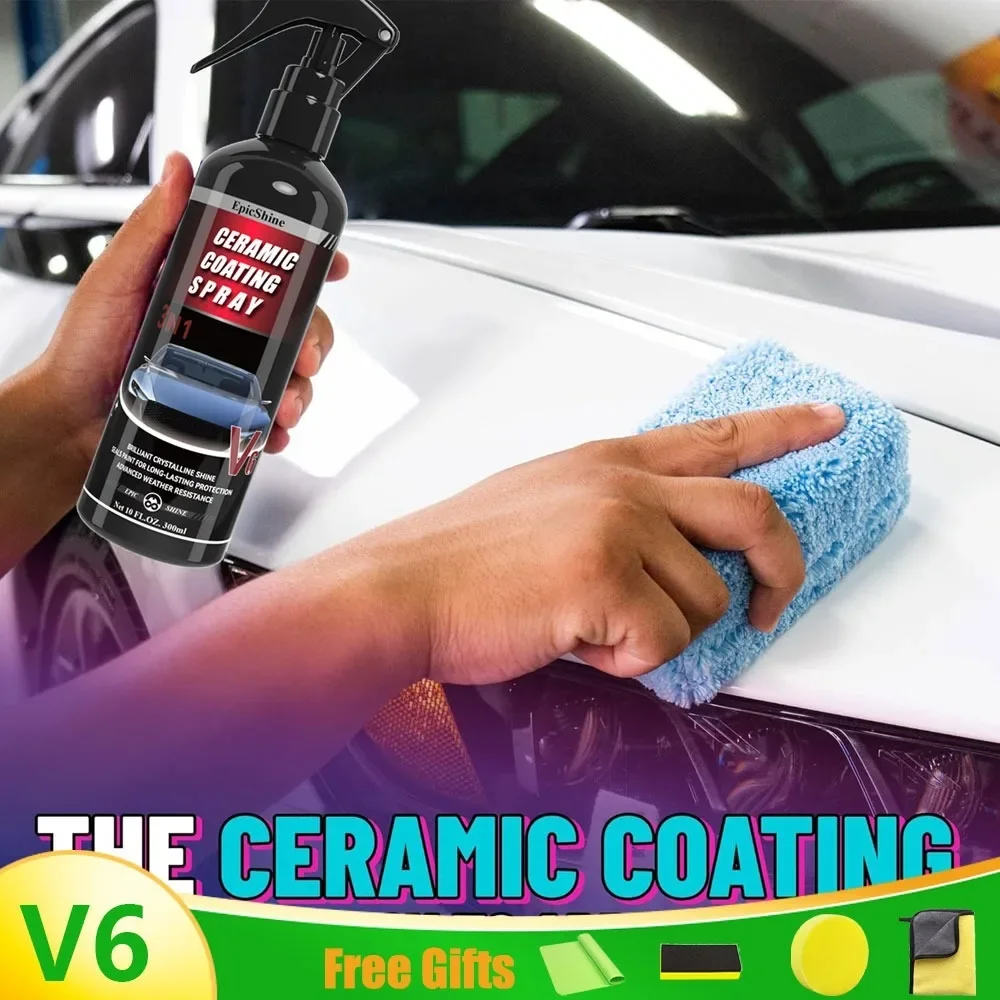 

Ceramic Coating Car Nano Coating Agent Crystal CoatingSpray Hydrophobic Anti-Scratches Car Detailer Polishing Wax Coating Care