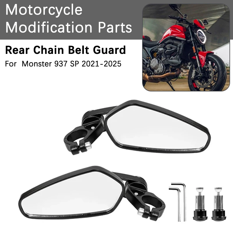 

Для Ducati Monster 937 SP 2021-2025 Высокое качество мотоцикла регулируемый руль зеркало заднего вида 7/8 "Алюминиевые боковые зеркала с ЧПУ