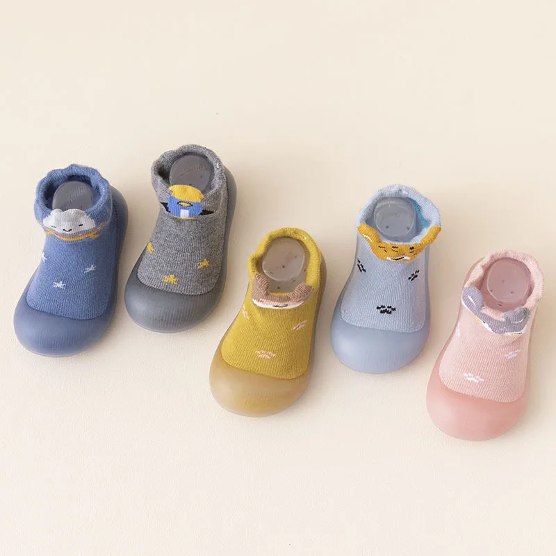 Yibubu Baby Shoes Indoor Soft Soled Non-slip Toddler Shoes Mesh Breathable Floor Socks Fashion Cute Socks Shoes KD03