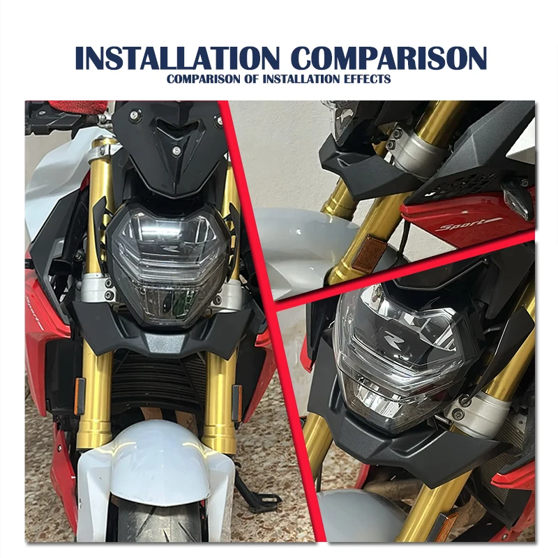 Motorcycle modification Downforce Naked Frontal Spoiler Alerones Downforce Frontales Naked For BMW F900R 2021 2022 F 900R F900 R