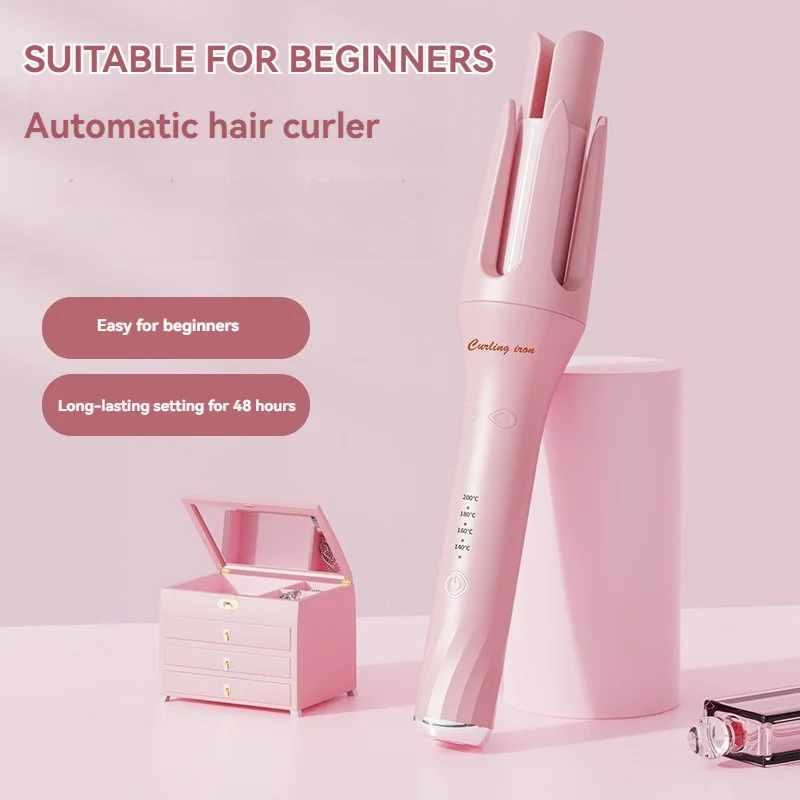 32mm Auto-Rotating Curling Iron, Rotating Curling Wand,Constant Temperature, Quick Styling, Hair Curler for All Hair Types