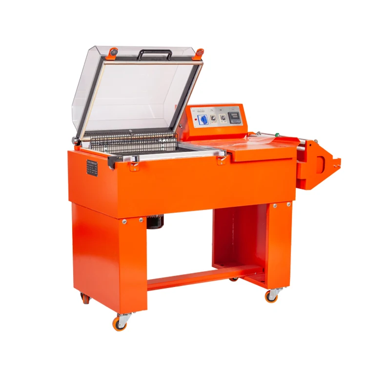 

Wallepac Semi Auto Iphone Box Cable Soap Wrap L Bar Sealing Heat Tunnel Plastic Film Packaging Tubbing Shrink Wrapping Machines