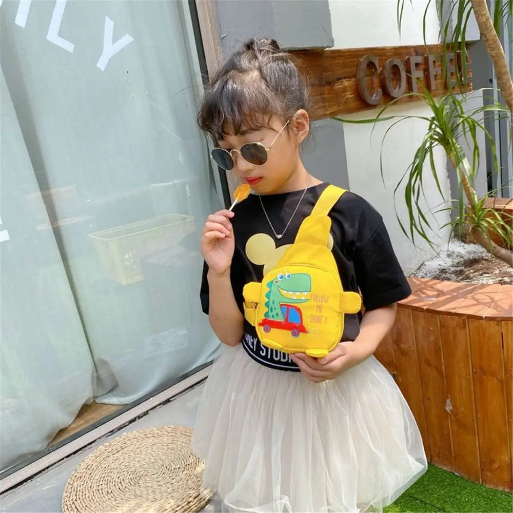 Travel Preschool  Sling Bag Toddler  Girls Boy Shoulder Chest Bags Dinosaur Cartoon School Bags