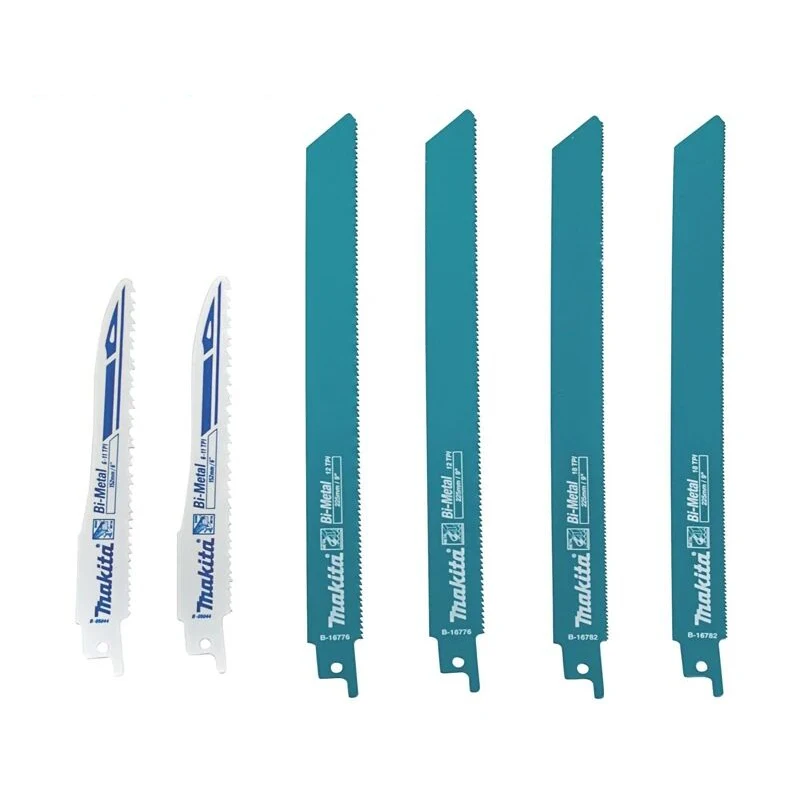 Imagem -05 - Makita-long-lasting Reciprocating Saw Blade Grupo Matched Metal Ferramenta de Corte de Madeira Acessório Tough Tube Case B44448 Pcs