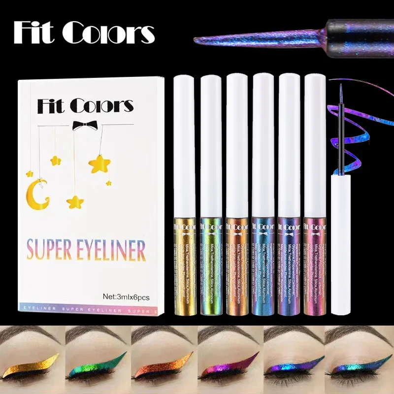 Aurora Multi Chrome Eyeshadow Pigments Lasting Multi Duochrome Chameleon Peacock Galaxy Colorful Gloss Glitter Liquid Eyeliner