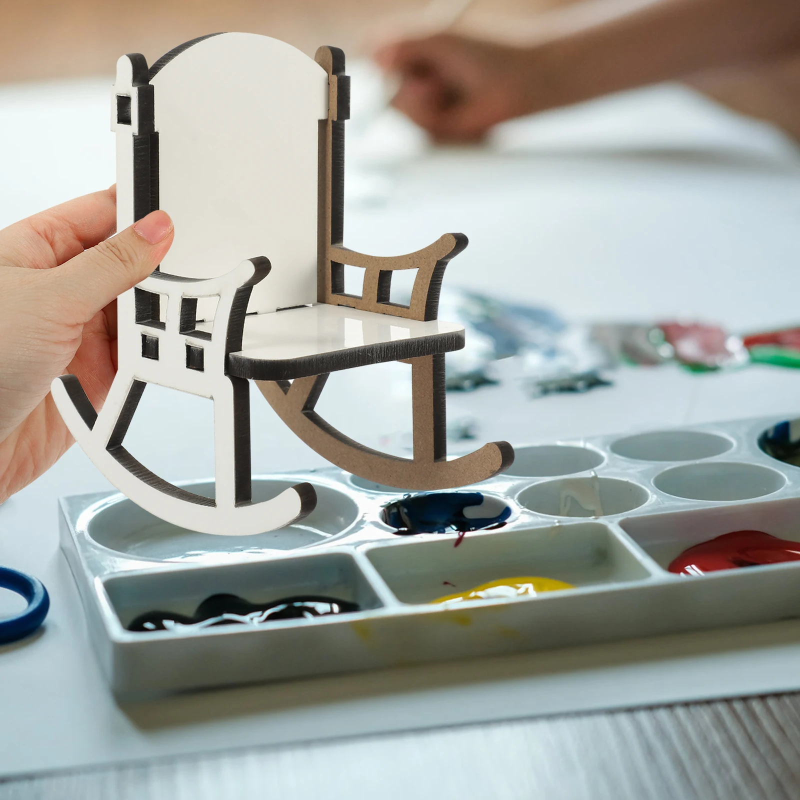 

Chair Styling Accessories Decoration Blank Ornament Decorate Sublimation Blanks Wooden Diy Craft