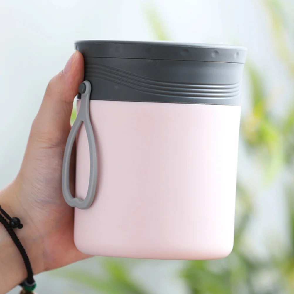 

Insulated Soup Cup Stainless Steel 304 Thermal Mug Food Jar Porridge Container Warming Storage Leak Proof Soup Mug Family Work