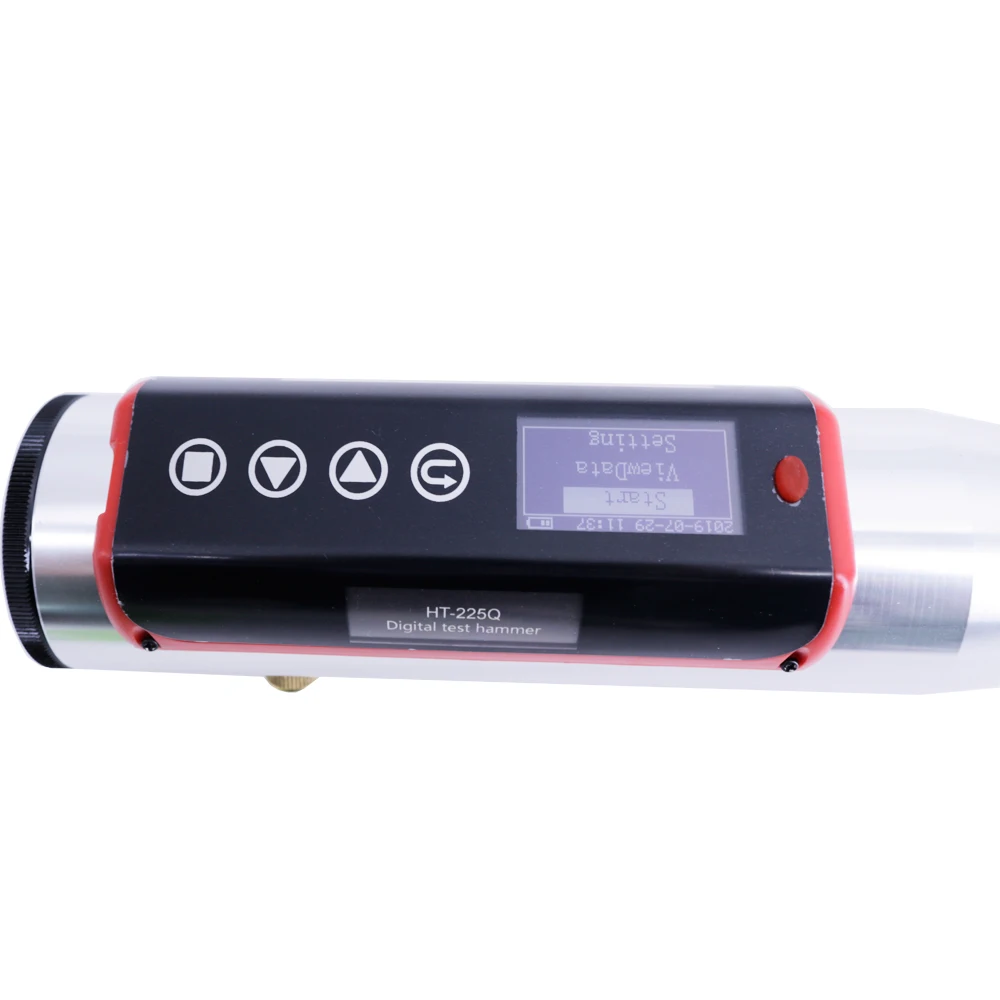 Martillo de prueba de hormigón Digital NDT portátil HT-225Q para rango de prueba de resistencia a la compresión de hormigón 10-70 MPa