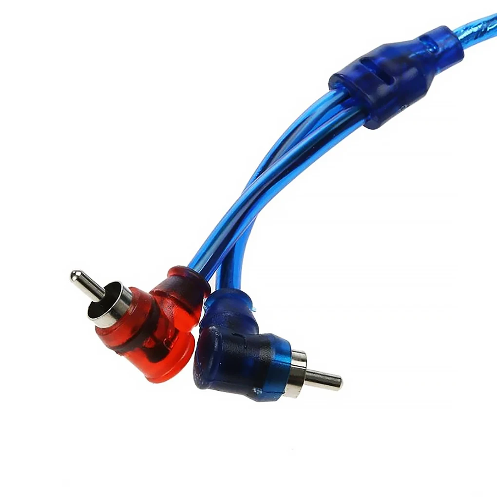 Automotive pure copper audio cable car audio system modification subwoofer amplifier 2 RCA to 2 RCA wire signal cable