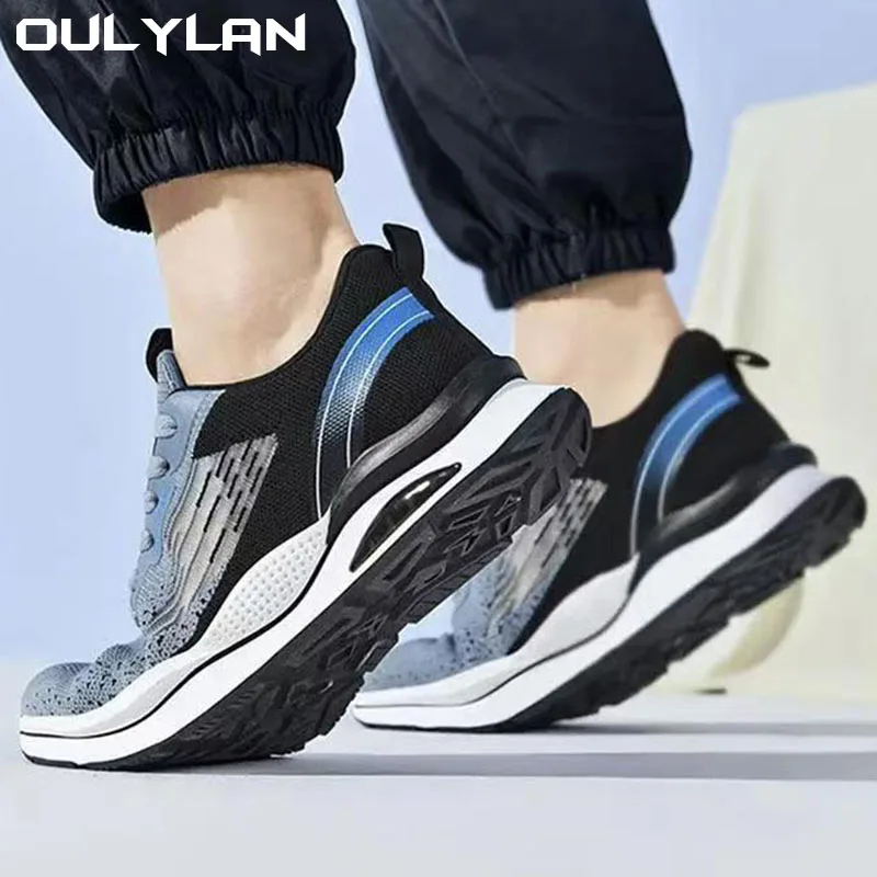 

Oulylan Mesh Breathable Casual Shoes Comfort Platform Running Shoes for Men Outdoor Trainers Tenis Shoes Men's Sneaker