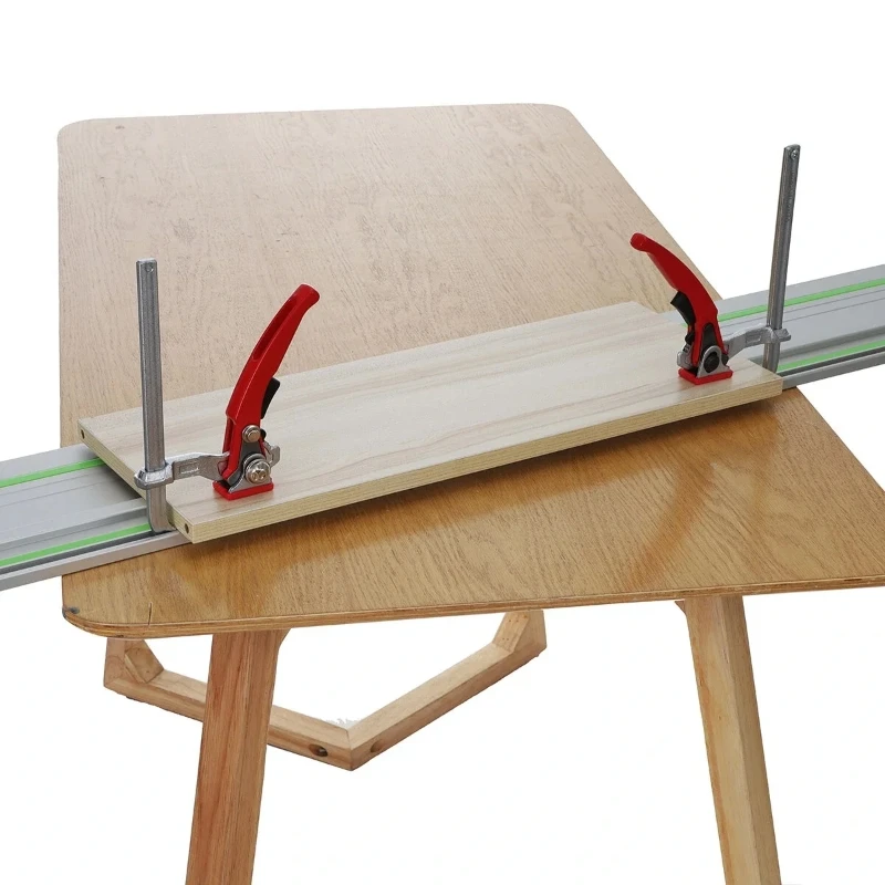 VK-RC1 160x60 مللي متر 2 قطعة مقاطع السقاطة السريعة المسار المنشار MFT المشبك سبائك الصلب MFT الجدول دليل السكك الحديدية المشابك أداة نجارة