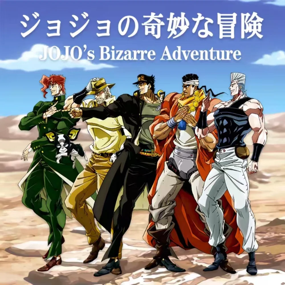 JoJo's Bizarre Adventure Stardust Crusaders Anime T-shirt Manga Graphic Men Oversized Short Sleeve Tee Women Top Summer Clothing