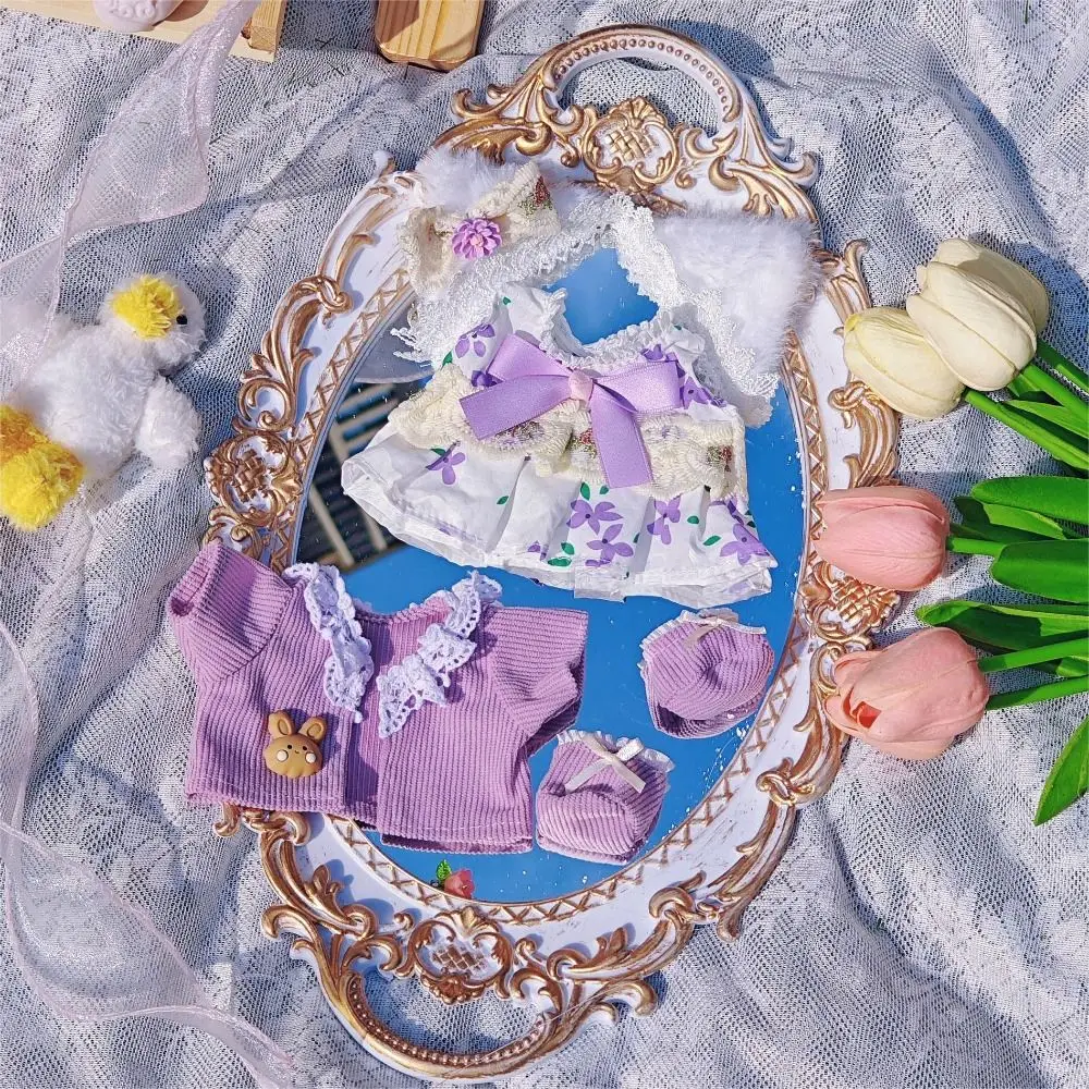 ชุดจั๊มสูทไม่มีลวดลาย 20 ซม. ชุดผ้าฝ้าย ชุดรอมเปอร์ ชุดผ้าฝ้าย ชุดมินิการ์ตูน สำหรับเด็กผู้หญิง