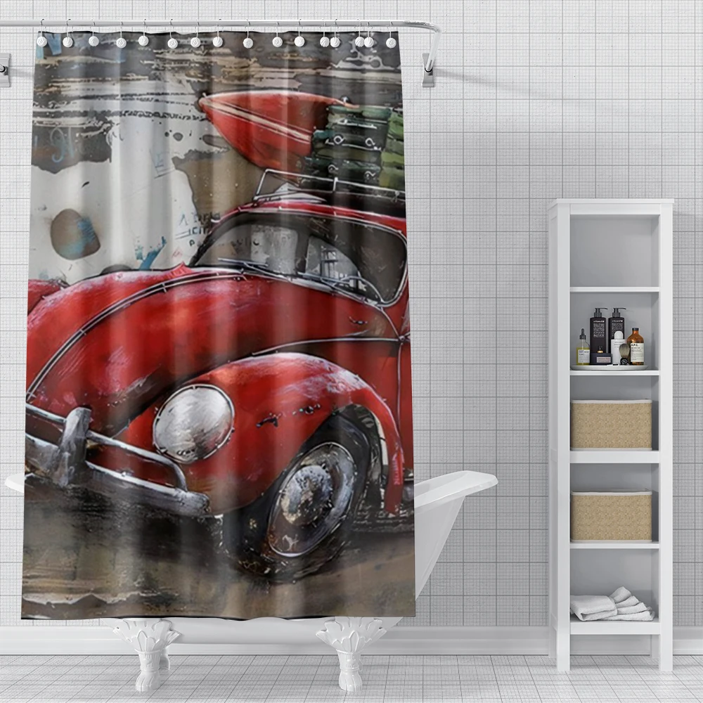 home shower curtains for bathroom Oil painting style waterproof fabric bathroom Curtains modern shower curtain 180x200 240x200