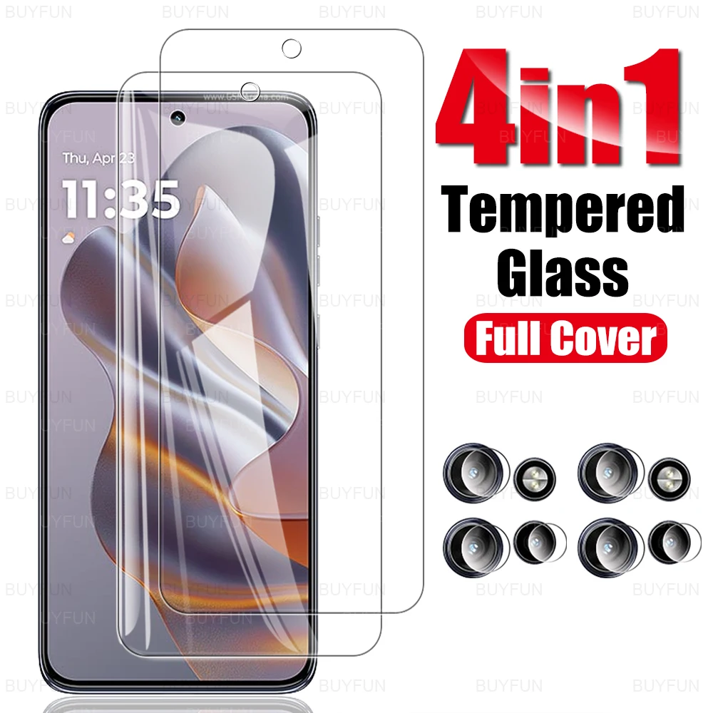 4in1 Tempered Glass For Motorola Edge 50 Neo 2024 Lens Protector Moto Edge50neo Edge50 50neo MotoEdge50neo 6.4 inch Screen Film