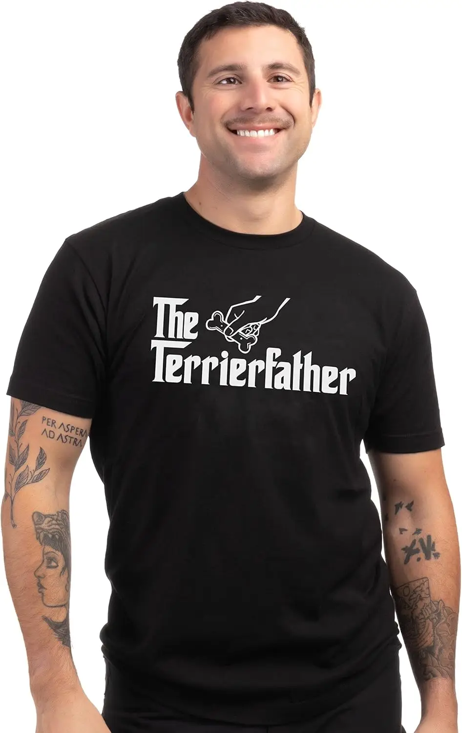 The Dogfather | Dog Father Dad Owner Funny Cute Pup Doggo Pet Fun Humor Daddy T-Shirt