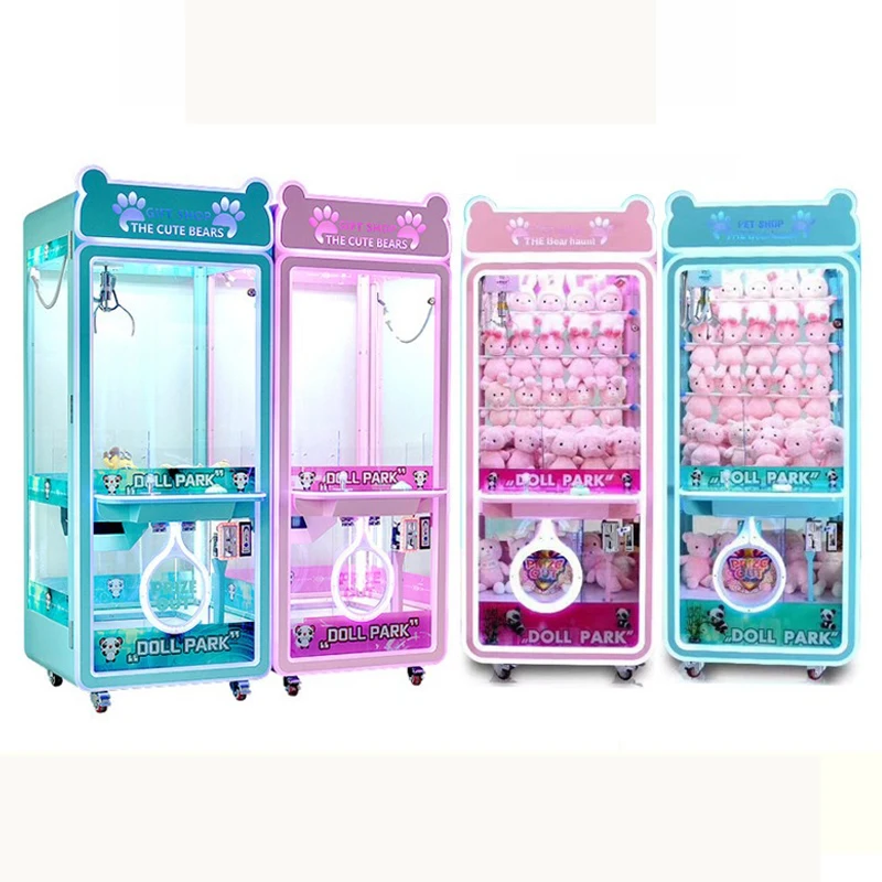 

Горячий дешевый игровой автомат с монетоприемником, торговый аркадный автомат с когтями, машина с когтями и приемником купюр