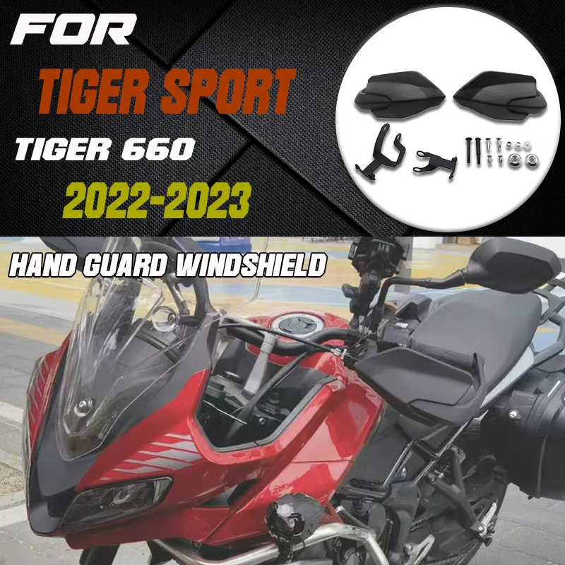 

For Tiger Sport 660 800 2022 2023 TRIDENT660 Tiger 660 Tiger660 New Motorcycle Handguard Shield Hand Guard Protector Windshield