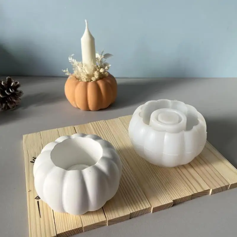 Y88A Multi -Fins Pumpkin Silicone Mold Castle