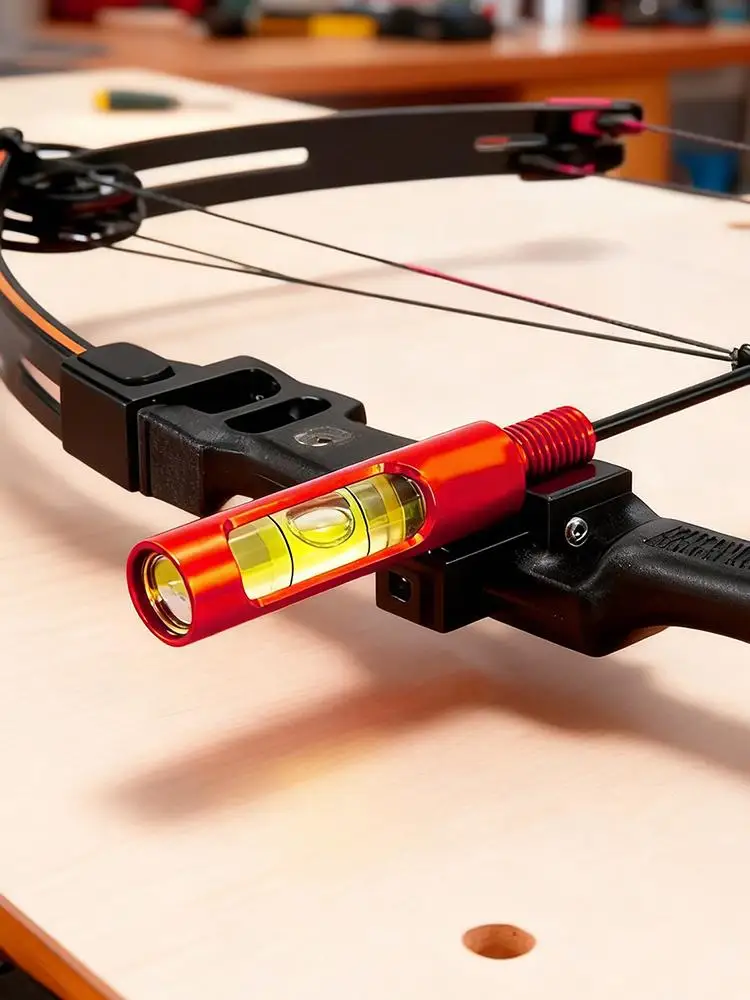 Outil d'arc S 1 ou 2 pièces, trou de berger, niveau d'arc léger, repos de tir à l'arc, outil universel de nivellement de réglage d'arc composé à visser