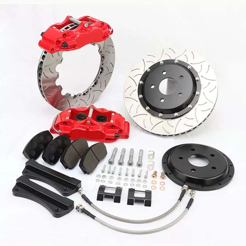 CP5200 High Performance 4 Piston Brake Caliper 4 Pot Brake Kit for jetta Mk5 vw Golf7 gti Mk5 Mk6 Mk7 Mk8 gti Car Accessories LB