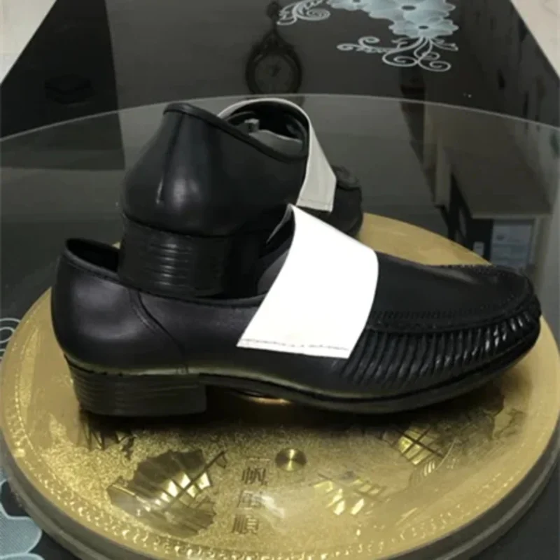 Deluxe Michael Jackson Billie Jean Accessories MJ Dance Leather Shoes Performance Moonwalking Shoes Hallowmas Party Custom