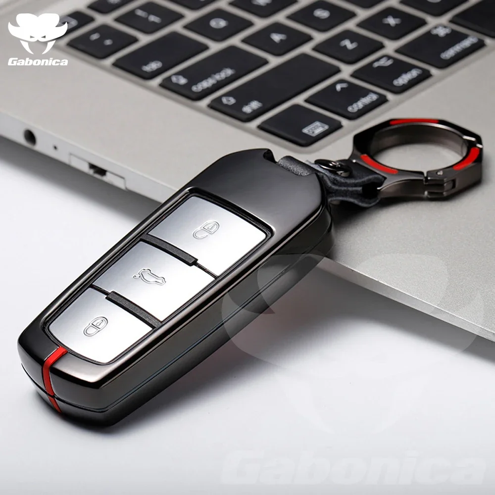 New Zinc alloy Car Key Cover Case For Volkswagen VW CC Passat B6 B7 Passat 3C Maogotan Auto Key Cover Styling Accessories